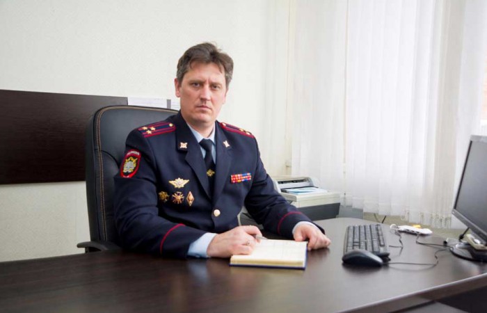 Начальник кафедры специальных дисциплин к.ю.н, доцент полковник полиции Сафронов Андрей Алексеевич с февраля 2017 по сентябрь 2017 года