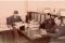 Начальник цикла ГАИ Лебедев ВС.начальник курса Копелян ГБ  обсудлают с Шабановым ВИ кадровую работу в подразделениях 1989 г.